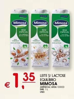 Meu Super Leite sem lactose mimosa promoção