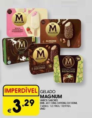 Meu Super Gelados magnum promoção