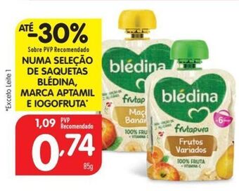 Minipreço Polpa de frutas blédina promoção