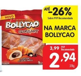 Minipreço Pão doce com chocolate bollycao promoção