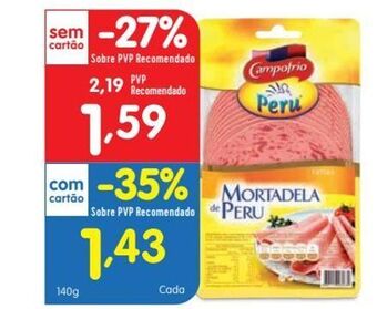 Minipreço Mortadela de peru campofrio promoção
