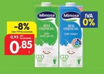 Minipreço Leite mimosa promoção