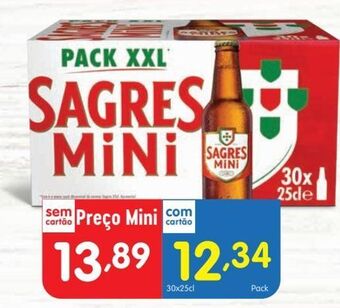 Minipreço Cerveja sagres mini promoção