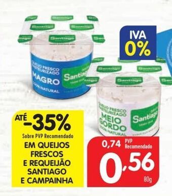 Minipreço Queijos santiago promoção