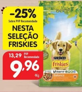Minipreço Ração para cães friskies promoção