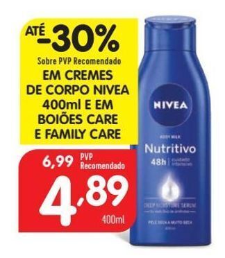 Minipreço Creme hidratante nivea promoção