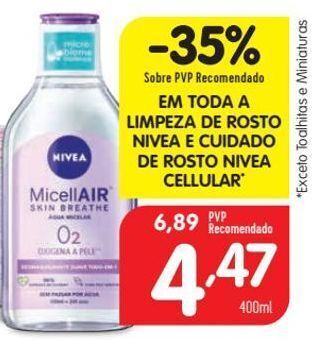 Minipreço Desmaquilhante nivea promoção