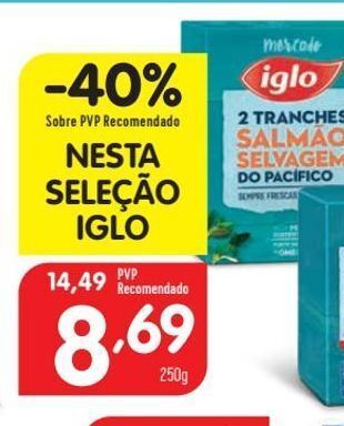 Minipreço Salmão iglo promoção