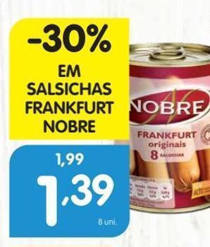 Minipreço Salsicha nobre promoção