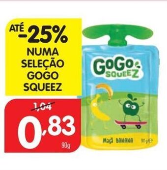 Polpa de frutas gogo squeez
