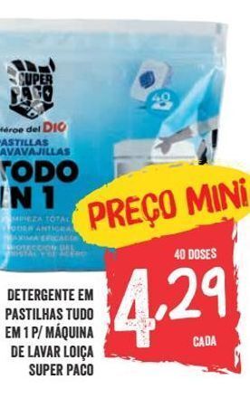 Minipreço Detergente promoção
