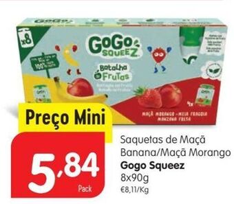 Minipreço Polpa de frutas gogo squeez promoção