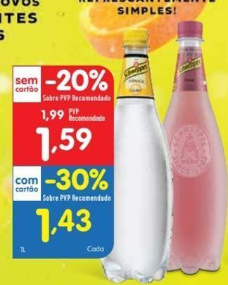 Minipreço Refrescos schweppes promoção