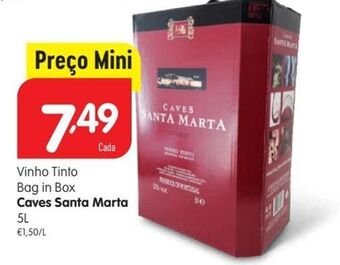 Minipreço Vinho tinto promoção