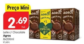 Minipreço Achocolatado agros promoção