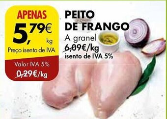 Pingo Doce PEITO DE FRANGO A granel promoção