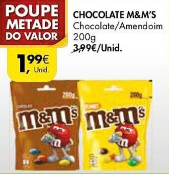 Pingo Doce CHOCOLATE M&M'S promoção