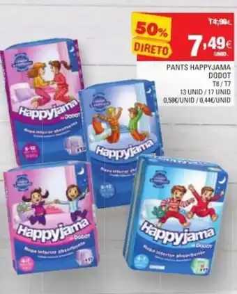 Continente Pants Happyjama Dodot promoção