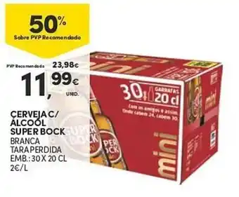 Continente CERVEJA C/ ALCOÓL SUPER BOCKUPER BOCK promoção