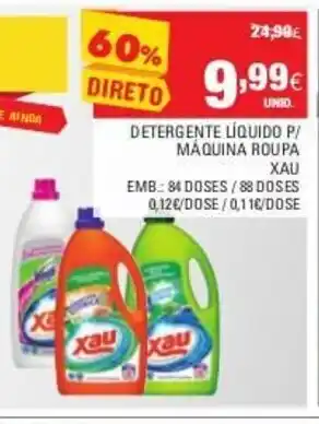 Continente Detergente Líquido P/Máquina Roupa Xau promoção