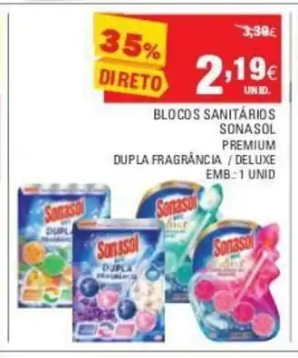 Continente Blocos Sanitários Sonasol Premium promoção