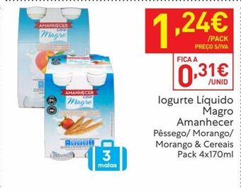 Recheio Iogurte amanhecer promoção