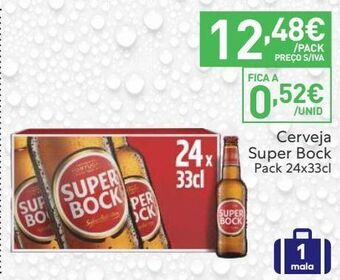 Recheio Cerveja super bock promoção
