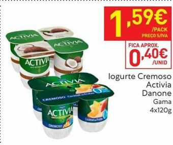 Recheio Iogurte activia promoção