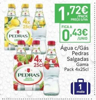 Recheio Água com gás pedras promoção