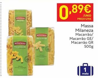 Recheio Macarrão milaneza promoção