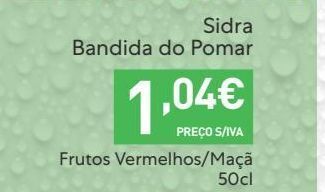 Recheio Sidra bandida do pomar promoção