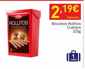 Recheio Biscoitos cuétara promoção