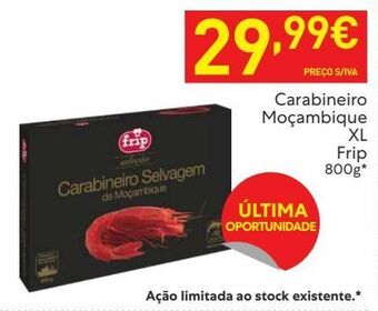 Recheio Camarão promoção