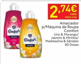 Recheio Amaciador comfort promoção