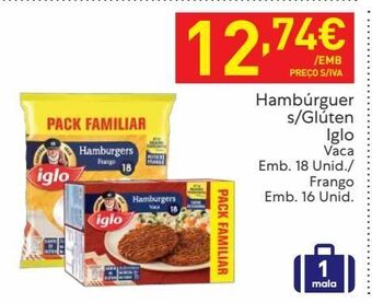 Recheio Hambúrguer iglo promoção