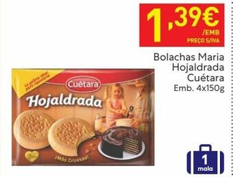 Recheio Biscoitos cuétara promoção