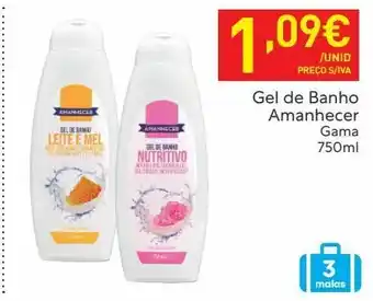 Recheio Gel de banho amanhecer promoção