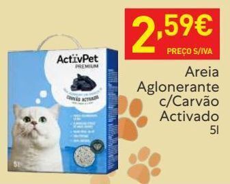 Recheio Areia para gato activpet promoção