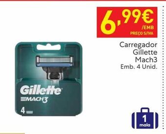 Recheio Barbear gillette promoção
