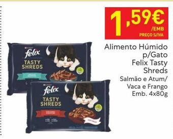 Recheio Ração para gatos felix promoção