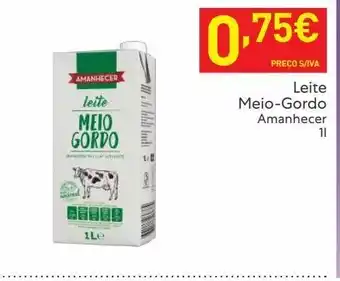 Recheio Leite semi desnatado amanhecer promoção