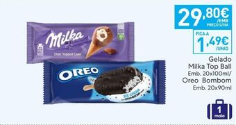 Recheio Gelados milka promoção