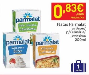 Recheio Laticínio parmalat promoção