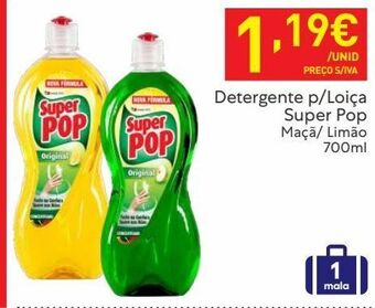 Recheio Detergente lavalouça super pop promoção
