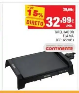 Continente Grelhador Flama promoção