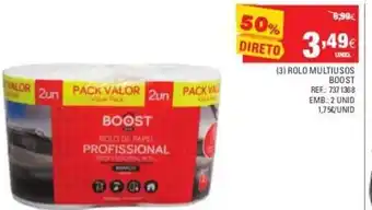 Continente (3) Rolo Multiusos Boost promoção