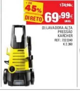 Continente (3) Lavadora Alta Pressão Karcher promoção