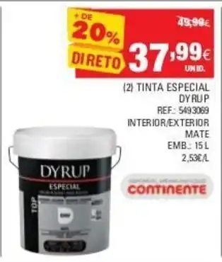 Continente (2) Tinta Especial Dyrup promoção