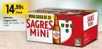 Intermarché Cerveja sagres mini promoção