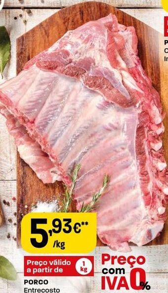 Intermarché Carne suína promoção